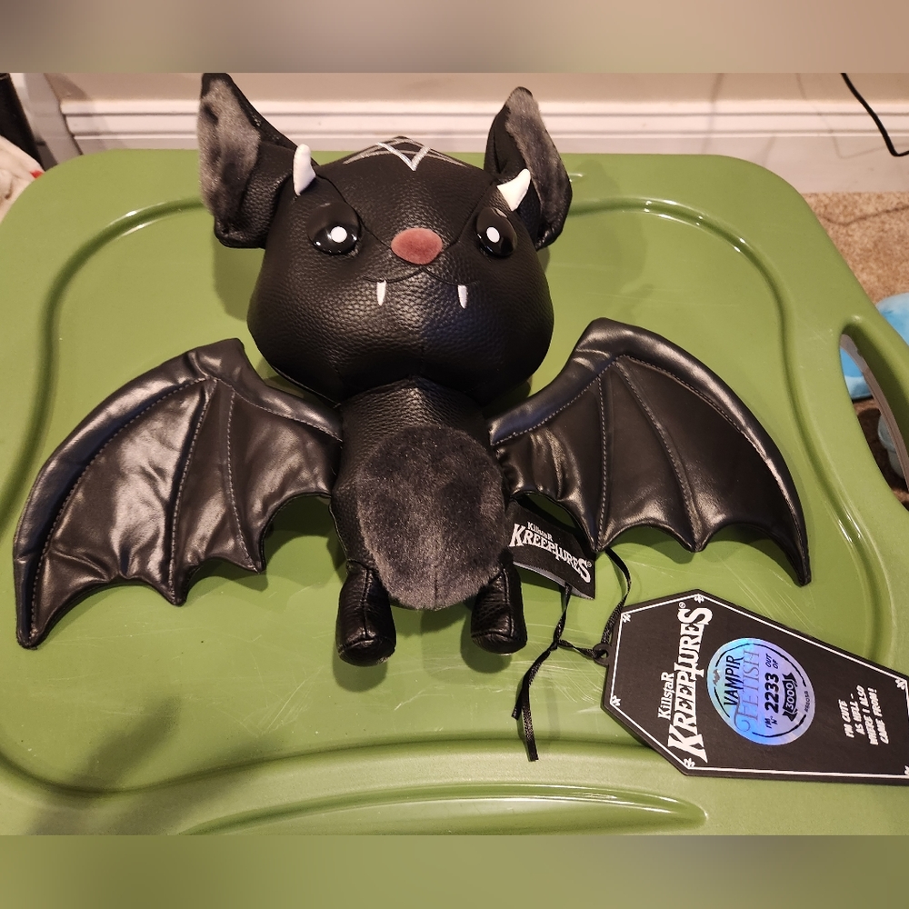 Killstar Black Bat Plush Decor